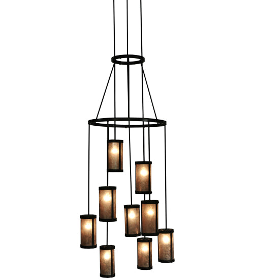Meyda Tiffany Cartier 142437 Chandelier Light - Mahogany Bronze