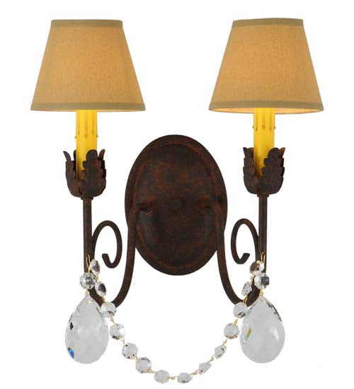 Meyda Tiffany Antonia 142468 Wall Light - Oil Rubbed Bronze