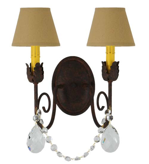 Meyda Tiffany Antonia 142468 Wall Light - Oil Rubbed Bronze