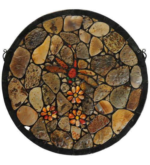 Meyda Tiffany Lighting 142633 Dragonfly Window Mirror Multicolored