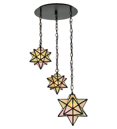 Meyda Tiffany Moravian Star 143177 Pendant Light - Antique