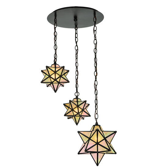 Meyda Tiffany Moravian Star 143177 Pendant Light - Antique