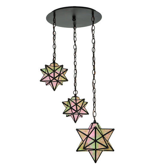 Meyda Tiffany Moravian Star 143177 Pendant Light - Antique