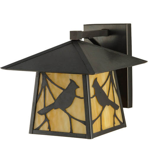 Meyda Tiffany Lighting 143329 Stillwater One Light Wall Sconce Outdoor Bronze / Dark