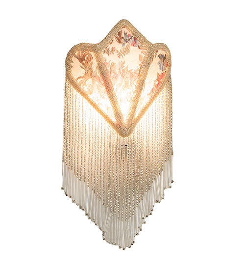 Meyda Tiffany Lighting 14360 Fabric & Fringe One Light Night Light Decor Bronze / Dark