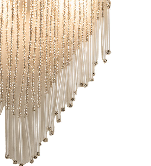 Meyda Tiffany Lighting 14360 Fabric & Fringe One Light Night Light Decor Bronze / Dark