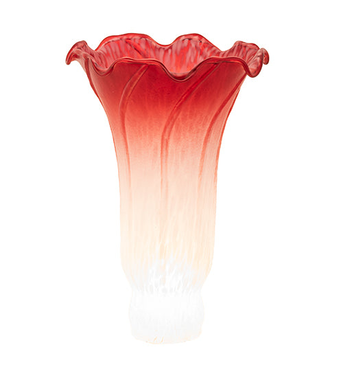 Meyda Tiffany Lighting 143645 Pink/White Pond Lily Shade Lamp Shade Two-Tone