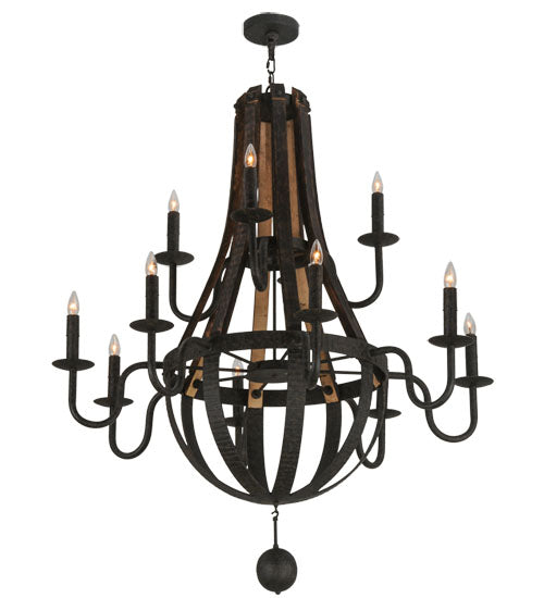 Meyda Tiffany Barrel Stave 143858 Chandelier Light - Custom