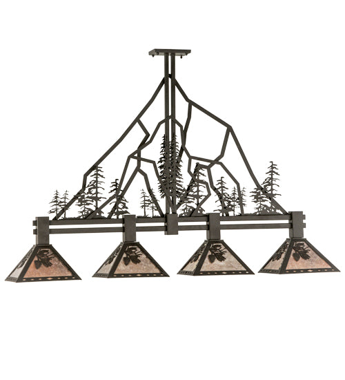 Meyda Tiffany Tall Pines 143959 Pendant Light - Oil Rubbed Bronze