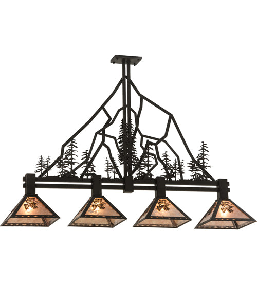 Meyda Tiffany Tall Pines 143959 Pendant Light - Oil Rubbed Bronze