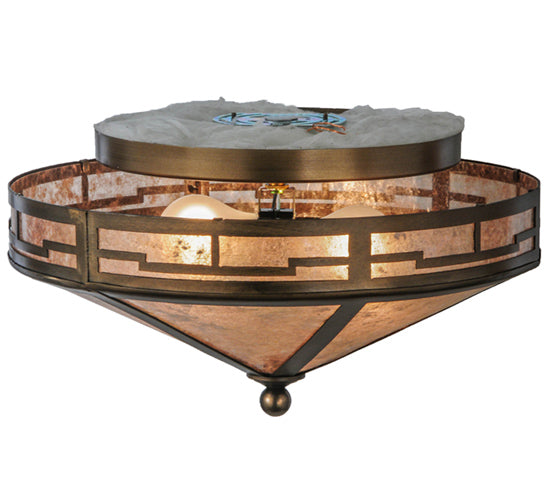 Meyda Tiffany Bungalow 144088 Ceiling Light - Antique Copper
