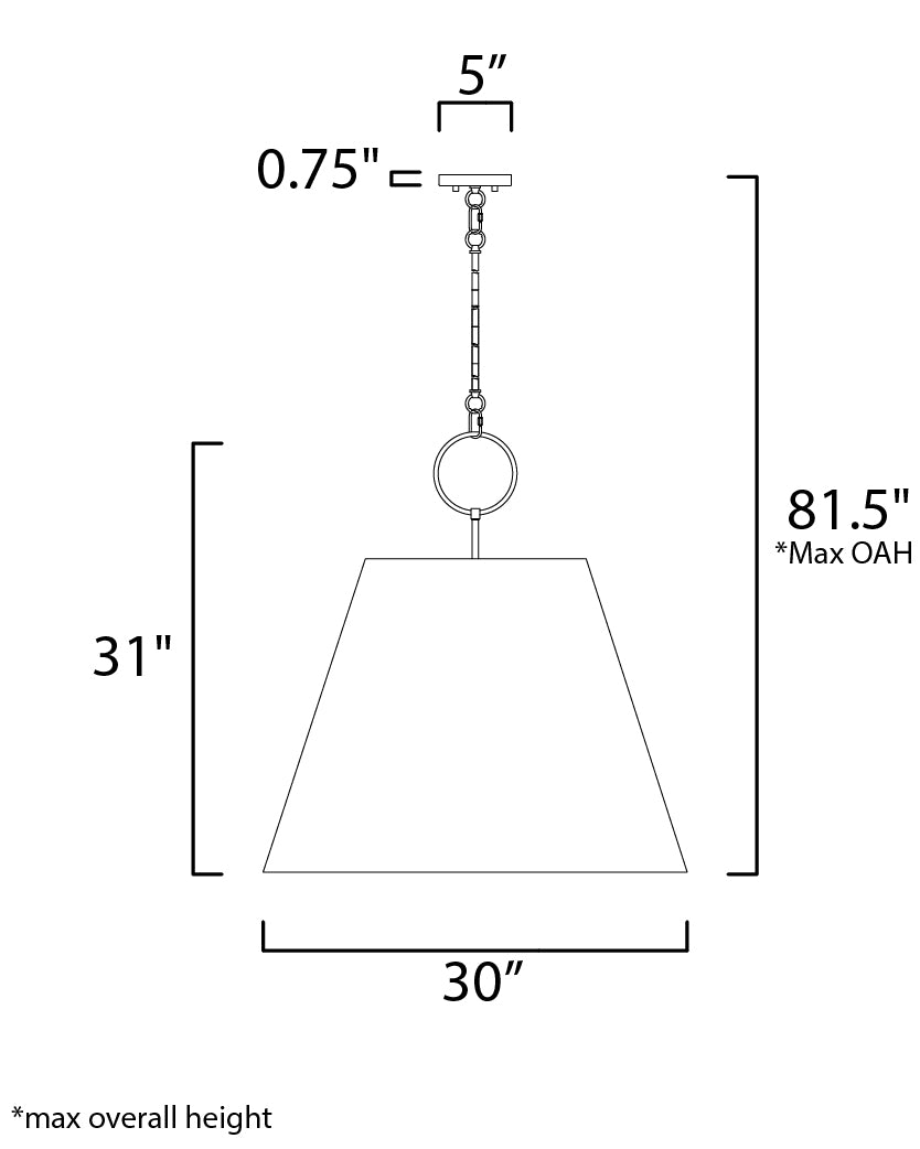 Maxim Acoustic 14438GYSN Chandelier Light - Satin Nickel