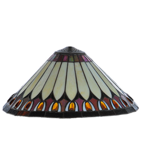 Meyda Tiffany Lighting 144531 Tuscaloosa Shade Lamp Shade Multicolored