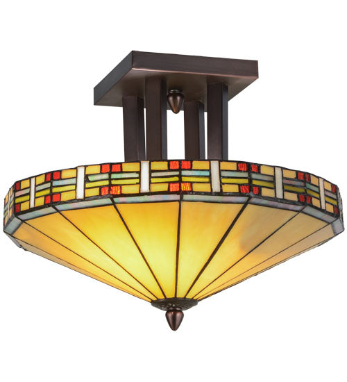 Meyda Tiffany Arizona 144759 Ceiling Light - Mahogany Bronze