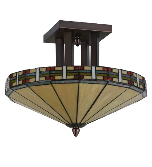 Meyda Tiffany Arizona 144759 Ceiling Light - Mahogany Bronze