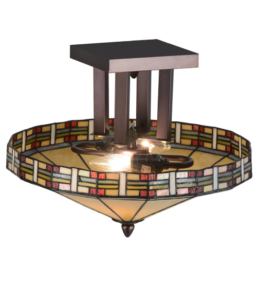 Meyda Tiffany Arizona 144759 Ceiling Light - Mahogany Bronze