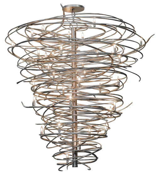 Meyda Tiffany Cyclone 144813 Chandelier Light - Pewter