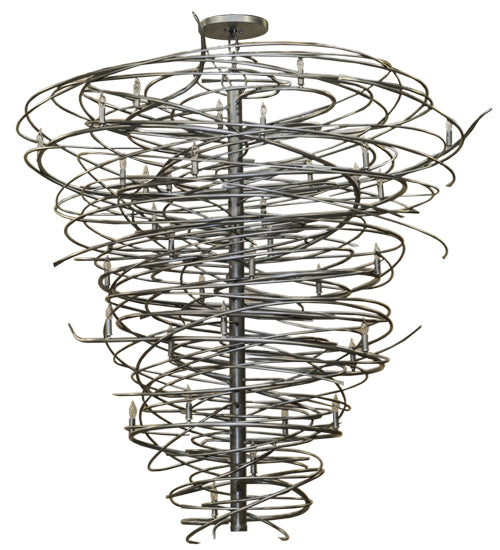 Meyda Tiffany Cyclone 144813 Chandelier Light - Pewter