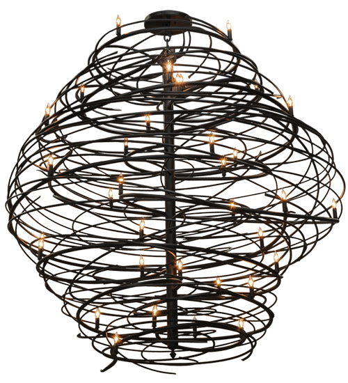 Meyda Tiffany Cyclone 145021 Chandelier Light - Black