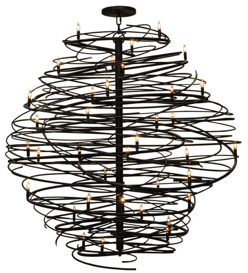 Meyda Tiffany Cyclone 145021 Chandelier Light - Black