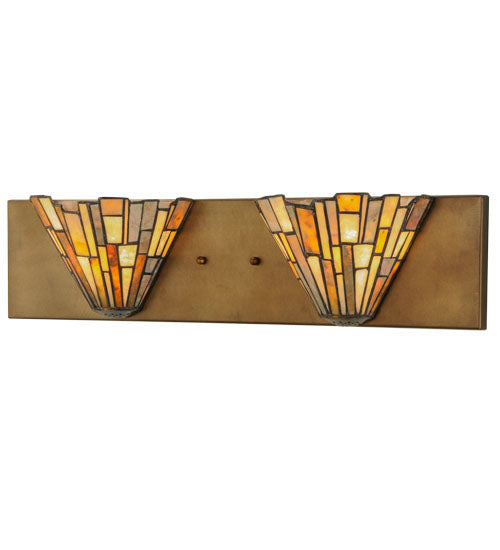 Meyda Tiffany Delta 145112 Bath Vanity Light 24 in. wide - Antique Copper,Custom