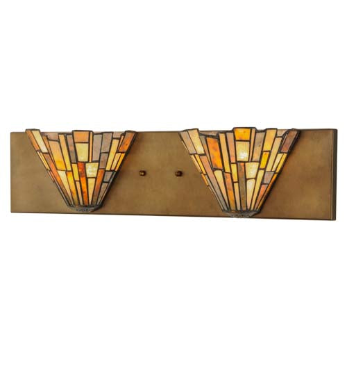 Meyda Tiffany Delta 145112 Bath Vanity Light 24 in. wide - Antique Copper,Custom
