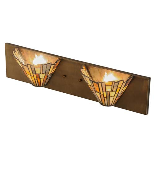 Meyda Tiffany Delta 145112 Bath Vanity Light 24 in. wide - Antique Copper,Custom