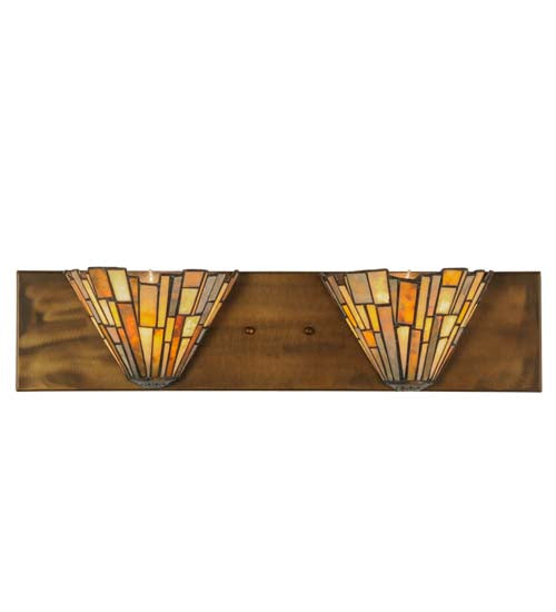 Meyda Tiffany Delta 145112 Bath Vanity Light 24 in. wide - Antique Copper,Custom