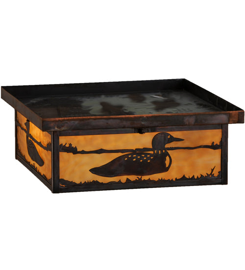 Meyda Tiffany Hyde Park 145224 Ceiling Light - Vintage Copper