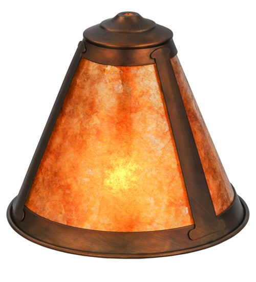 Meyda Tiffany Lighting 145306 Sutter Shade Lamp Shade Copper/Antique/Verde