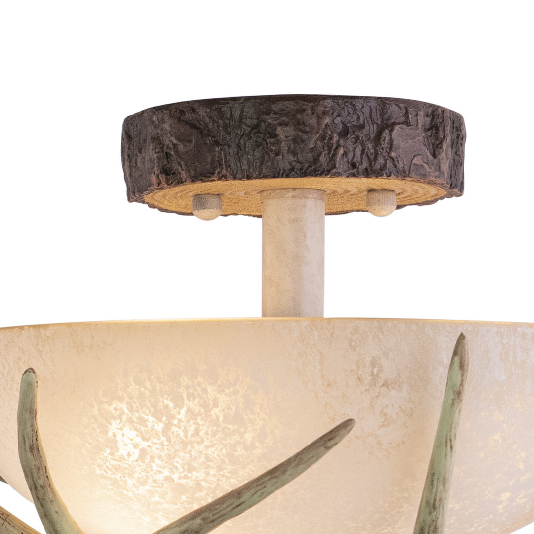 Vaxcel Lodge CF33012NS Ceiling Light - Noachian Stone