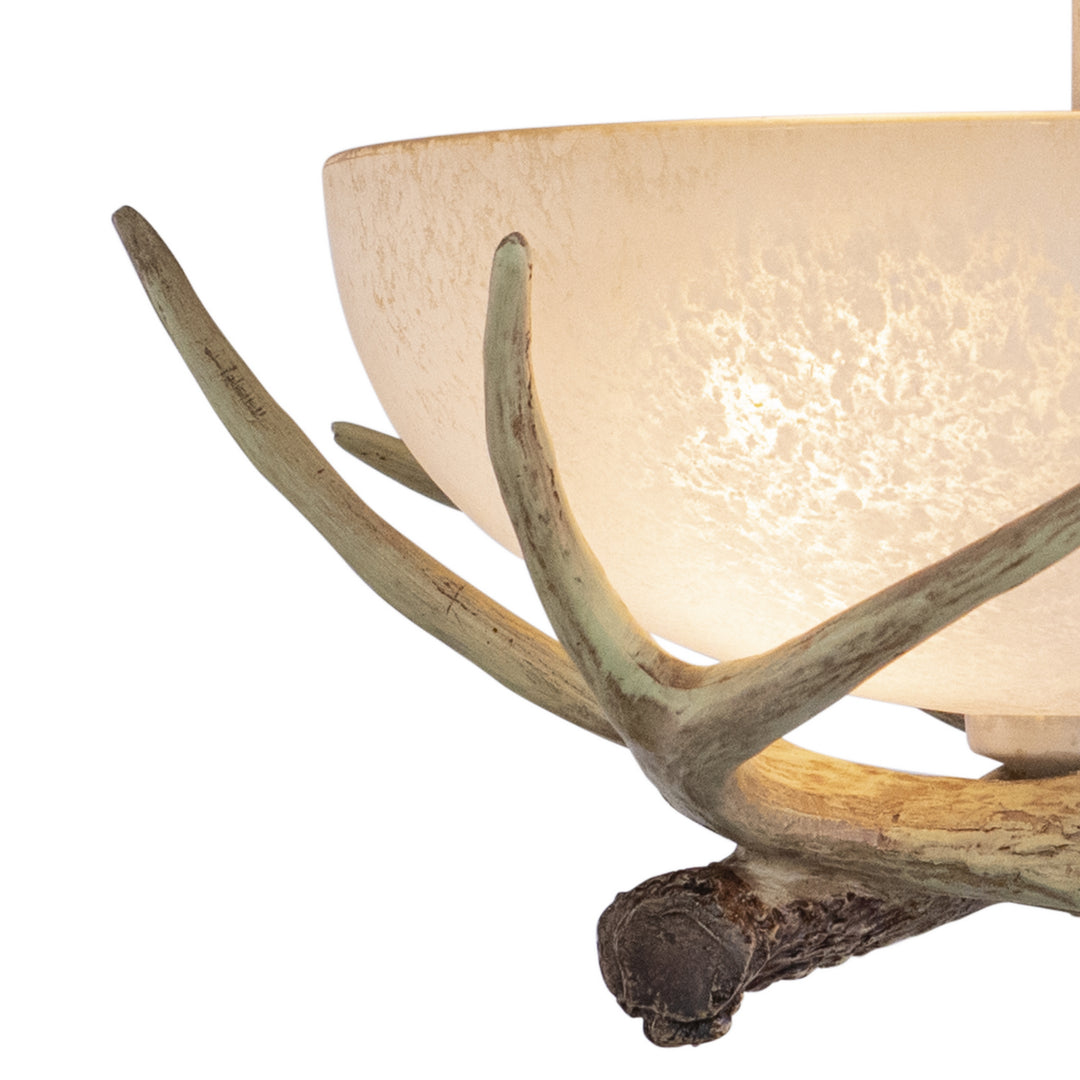 Vaxcel Lodge CF33012NS Ceiling Light - Noachian Stone