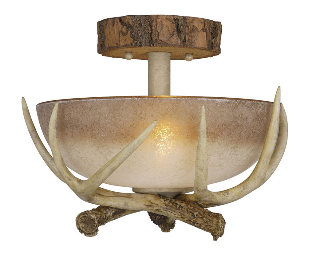 Vaxcel Lodge CF33012NS Ceiling Light - Noachian Stone