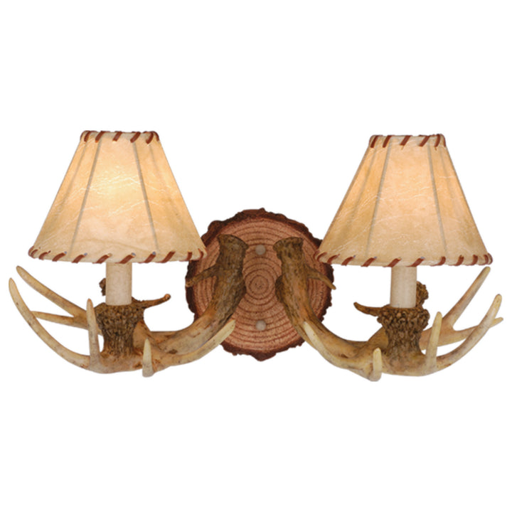 Vaxcel Lodge WL33042NS Wall Light - Noachian Stone