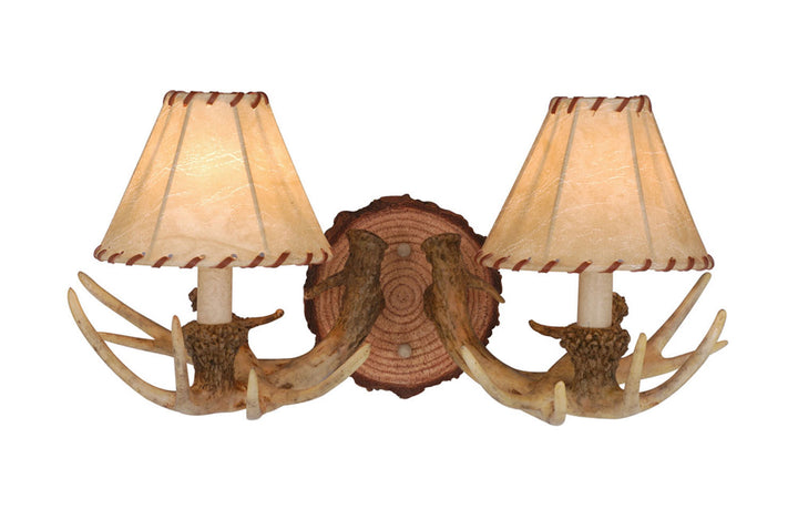 Vaxcel Lodge WL33042NS Wall Light - Noachian Stone