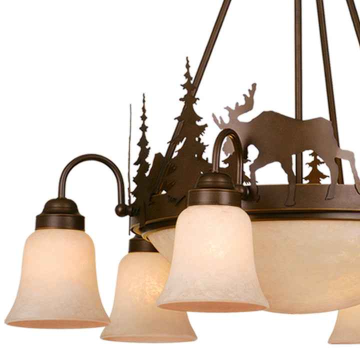 Vaxcel Yellowstone CH55606BBZ Chandelier Light - Burnished Bronze