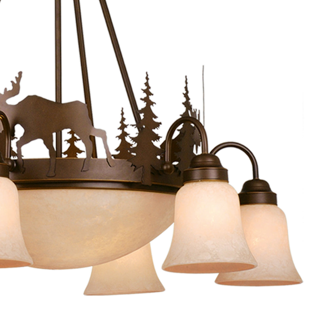Vaxcel Yellowstone CH55606BBZ Chandelier Light - Burnished Bronze