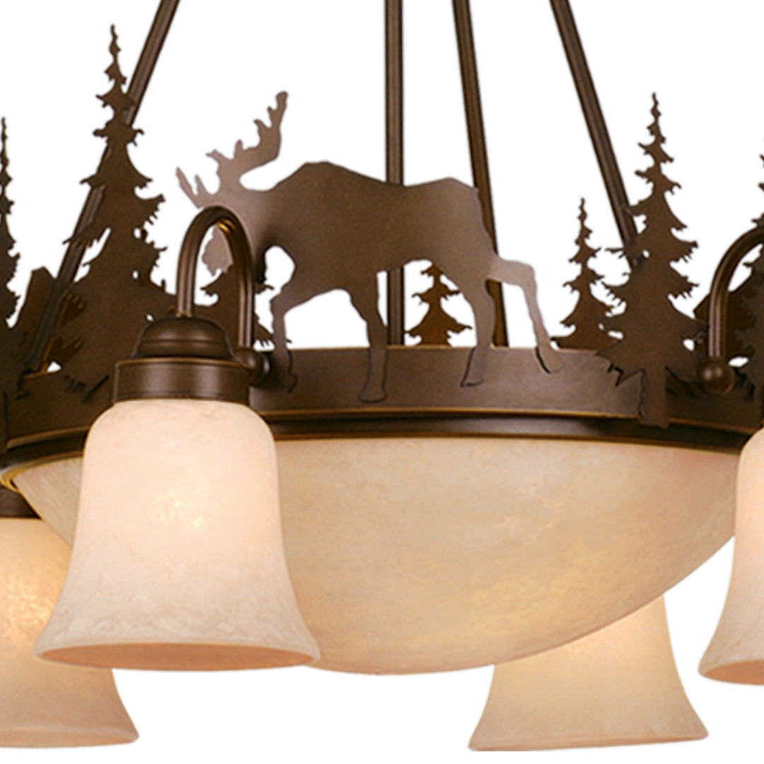 Vaxcel Yellowstone CH55606BBZ Chandelier Light - Burnished Bronze