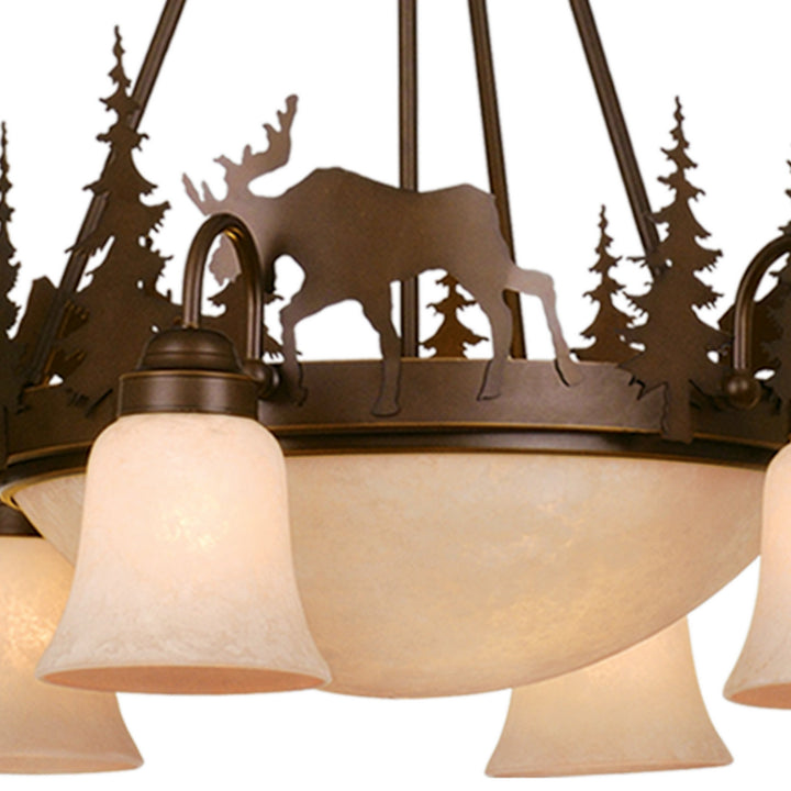 Vaxcel Yellowstone CH55606BBZ Chandelier Light - Burnished Bronze