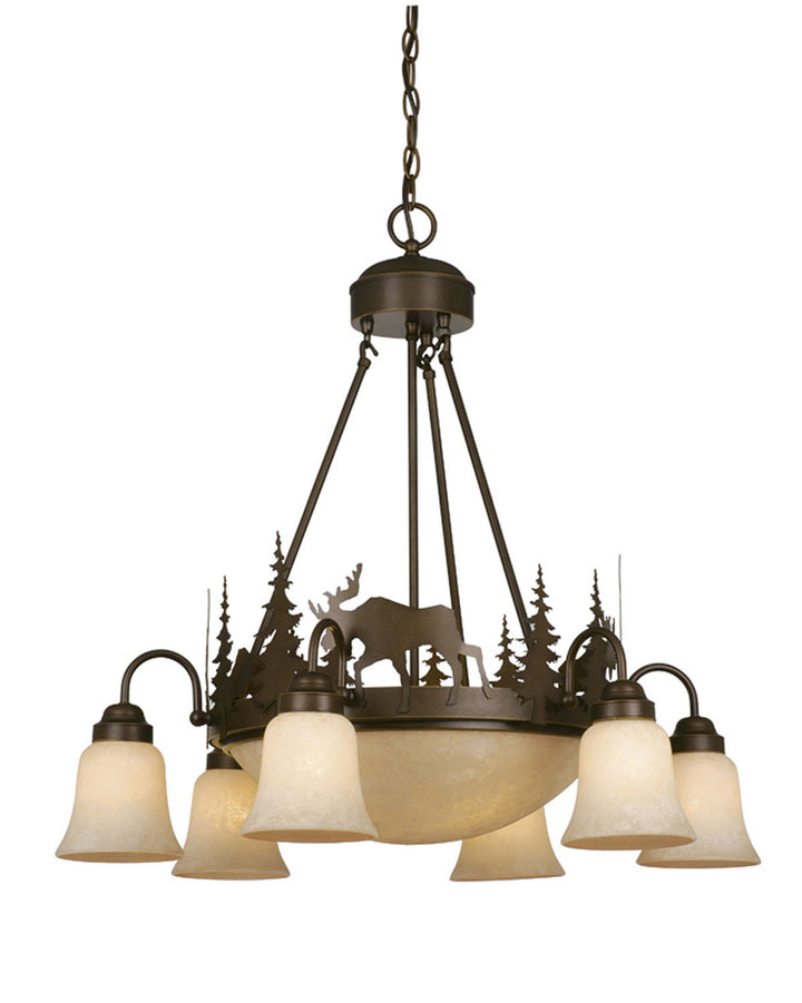 Vaxcel Yellowstone CH55606BBZ Chandelier Light - Burnished Bronze