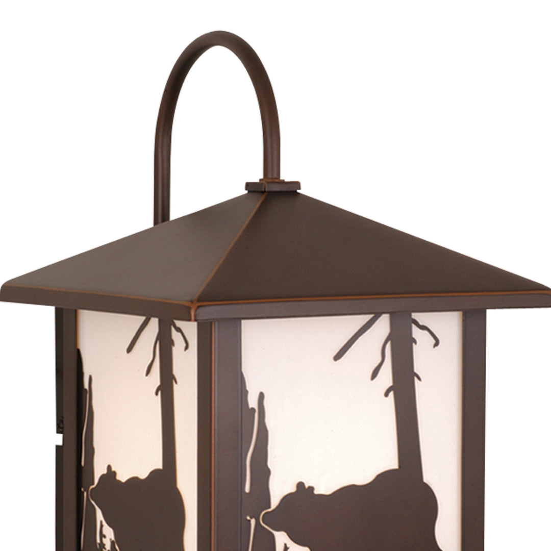 Vaxcel Lighting OW35083BBZ Bozeman One Light Outdoor Wall Mount Outdoor Bronze / Dark