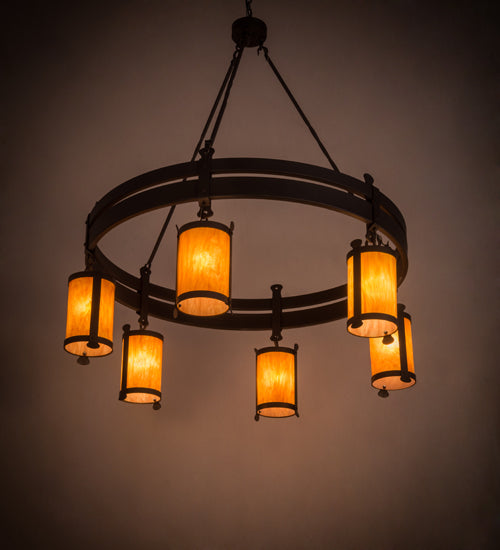 Meyda Tiffany Beartooth 145571 Chandelier Light - Hand Wrought Iron