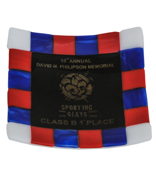 Meyda Tiffany Lighting 145672 Metro Fusion Personalized Plate Home Decor Multicolored