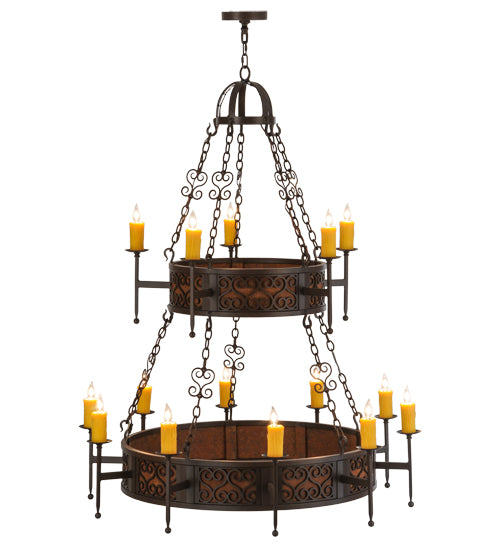 Meyda Tiffany Toscano 145918 Chandelier Light - Rust,Custom