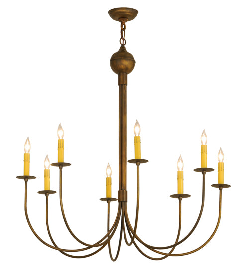 Meyda Tiffany Cheal 146054 Chandelier Light - Custom,Antique Brass