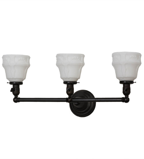 Meyda Tiffany Revival 146102 Bath Vanity Light 16 in. wide - Craftsman Brown