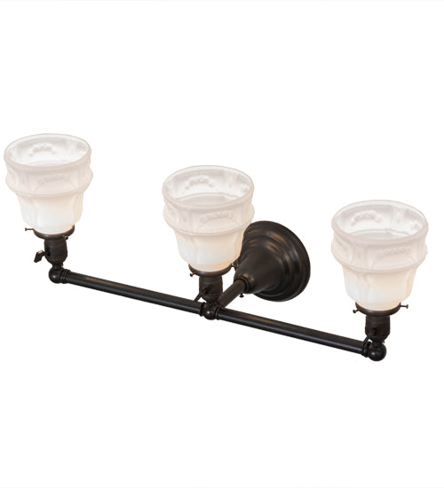 Meyda Tiffany Revival 146102 Bath Vanity Light 16 in. wide - Craftsman Brown