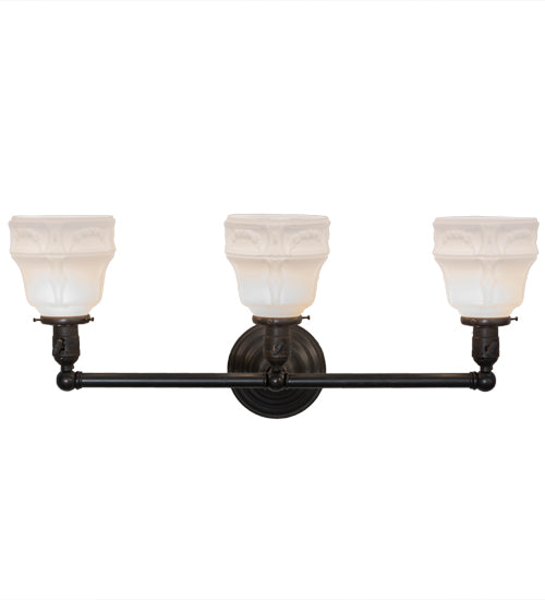 Meyda Tiffany Revival 146102 Bath Vanity Light 16 in. wide - Craftsman Brown