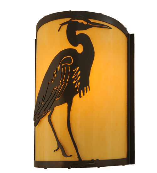 Meyda Tiffany Heron 146242 Wall Light - Timeless Bronze