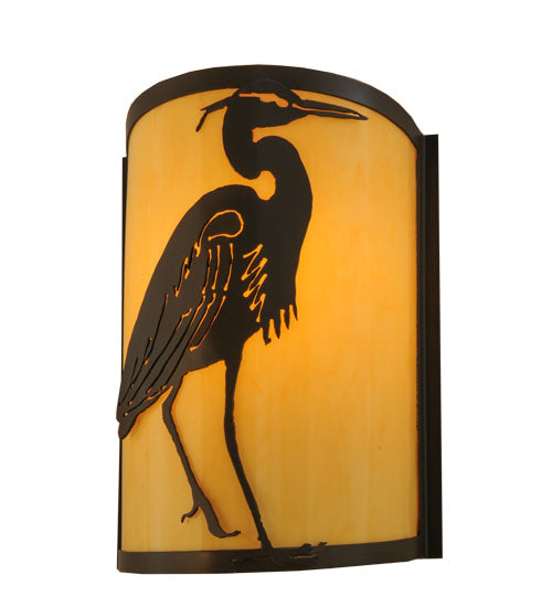 Meyda Tiffany Heron 146242 Wall Light - Timeless Bronze